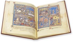 Kreuzritterbibel Ludwigs des Heiligen – Scriptorium – MS M.638|Ms Nouv. Acq. Lat. 2294, fols 2, 3|Ludwig I 6 - 83.MA.55 – The Morgan Library & Museum (New York, USA)