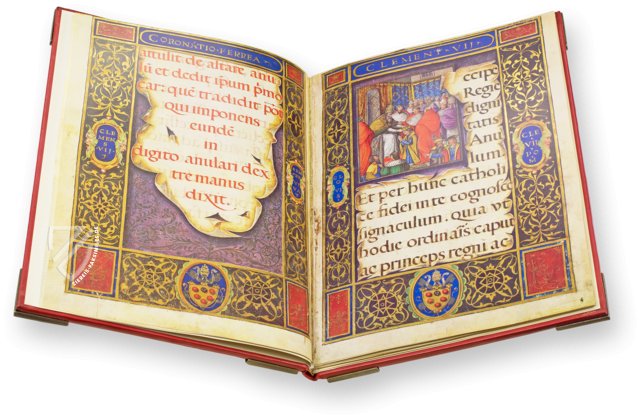 Krönungszeremoniale Kaiser Karls V. – Coron Verlag – Borg. lat. 420 – Biblioteca Apostolica Vaticana (Vatikanstadt, Vatikanstadt)