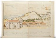 Landschaft und Urbanisierung der Kolonie Chile – Archivo General de Indias (Sevilla, Spanien) Faksimile