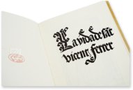 Leben des Heiligen Vincent Ferrer – Vicent Garcia Editores – CF/4-21 – Biblioteca Històrica de la Universitat de València (Valencia, Spanien)