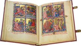 Legenda Aurea - Goldenes Legendarium – Belser Verlag – Vat. lat. 8541 / MS M.360.1-26 / 16930-34 / f2MSA2M21300-37 / 1994.516 – Biblioteca Apostolica Vaticana (Vatikanstadt, Vatikanstadt) / Morgan Library & Museum (New York, USA) / The State Hermita