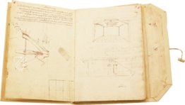 Leonardo da Vinci: Codex Trivulzianus – Giunti Editore – ms. 2162 – Archivio Storico Civico e Biblioteca Trivulziana del Castello Sforzesco (Mailand, Italien)