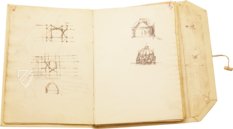 Leonardo da Vinci: Codex Trivulzianus – Giunti Editore – ms. 2162 – Archivio Storico Civico e Biblioteca Trivulziana del Castello Sforzesco (Mailand, Italien)