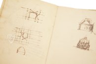 Leonardo da Vinci: Codex Trivulzianus – Giunti Editore – ms. 2162 – Archivio Storico Civico e Biblioteca Trivulziana del Castello Sforzesco (Mailand, Italien)