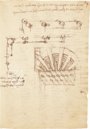 Leonardo da Vinci: Codex Trivulzianus – Giunti Editore – ms. 2162 – Archivio Storico Civico e Biblioteca Trivulziana del Castello Sforzesco (Mailand, Italien)