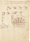 Leonardo da Vinci: Codex Trivulzianus – Giunti Editore – ms. 2162 – Archivio Storico Civico e Biblioteca Trivulziana del Castello Sforzesco (Mailand, Italien)