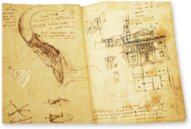 Leonardo da Vinci: Codex vom Flug der Vögel – Collezione Apocrifa Da Vinci – Biblioteca Reale di Torino (Turin, Italien) Faksimile