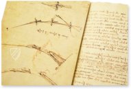 Leonardo da Vinci: Codex vom Flug der Vögel – Collezione Apocrifa Da Vinci – Biblioteca Reale di Torino (Turin, Italien)