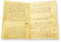 Leonardo da Vinci: Codex vom Flug der Vögel – Collezione Apocrifa Da Vinci – Biblioteca Reale di Torino (Turin, Italien)