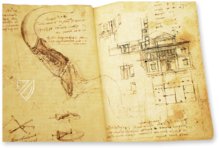 Leonardo da Vinci: Codex vom Flug der Vögel – Collezione Apocrifa Da Vinci – Ms Varia 95 – Biblioteca Reale di Torino (Turin, Italien)