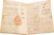 Leonardo da Vinci: Codex vom Flug der Vögel – Giunti Editore – Biblioteca Reale di Torino (Turin, Italien)