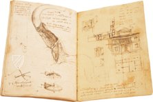 Leonardo da Vinci: Codex vom Flug der Vögel – Giunti Editore – Biblioteca Reale di Torino (Turin, Italien)