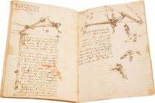 Leonardo da Vinci: Codex vom Flug der Vögel – Giunti Editore – Biblioteca Reale di Torino (Turin, Italien)