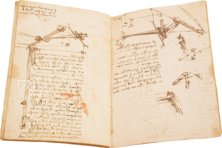 Leonardo da Vinci: Codex vom Flug der Vögel – Johnson Reprint – Ms Varia 95 – Biblioteca Reale di Torino (Turin, Italien) Leonardo da Vinci: Codex vom Flug der Vögel – Johnson Reprint – Ms Varia 95 – Biblioteca Reale di Torino (Turin, Italien)