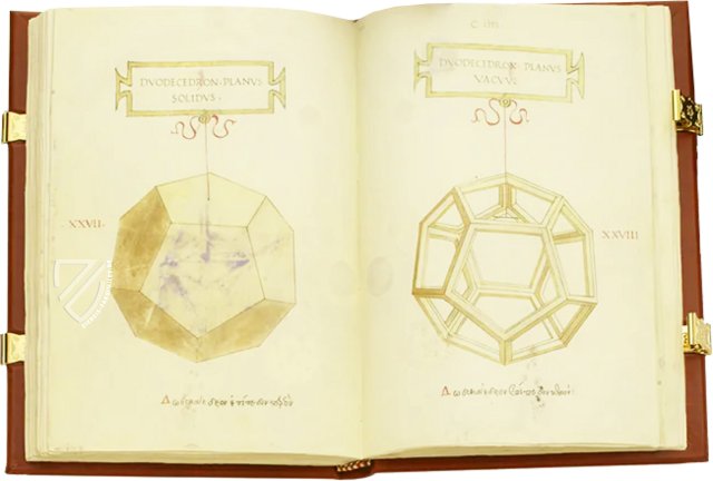 Leonardo da Vinci - De Divina Proportione - Genfer Codex – Aboca Museum – ms. Langues Etrangères 210 – Bibliothèque de Genève (Genf, Schweiz)