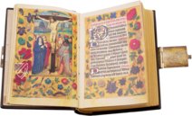 Liber Horarum von Gerard David – Testimonio Compañía Editorial – MS Vitrinas 12 – Real Biblioteca del Monasterio de San Lorenzo de El Escorial (San Lorenzo de El Escorial, Spanien)