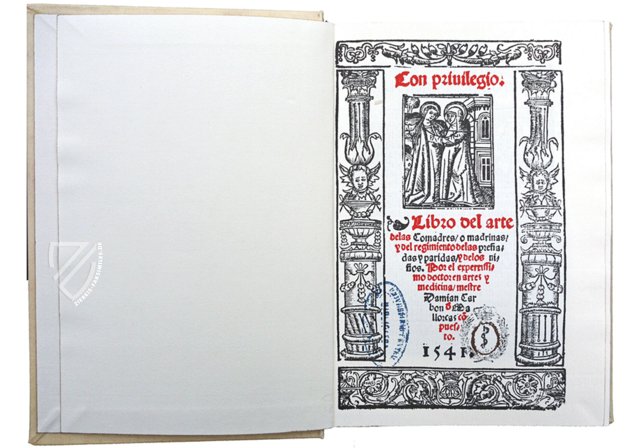 Libro del arte de las comadres o madrinas y del regimiento de las preñadas y paridas y de los niños – Vicent Garcia Editores – M.618.2c21d – Biblioteca de la Facultad de Medicina de la Universidad Complutense de Madrid (Madrid, Spanien)