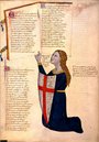 Lobgedicht auf König Robert von Anjou - Regia Camrina – Royal 6 E IX – British Library (London, Großbritannien) Faksimile