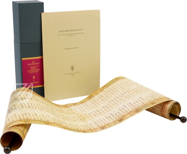 Lorscher Rotulus – Akademische Druck- u. Verlagsanstalt (ADEVA) – Ms. Barth. 179 – Universitätsbibliothek Johann Christian Senckenberg (Frankfurt am Main, Deutschland)