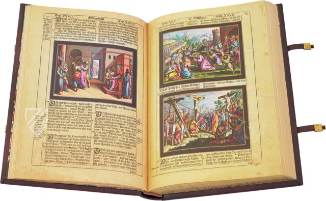 Matthäus Merian: Kupferbibel Biblia 1630 - Neues Testament – Belser Verlag – Ausst. 303 – Württembergische Landesbibliothek (Stuttgart, Deutschland)