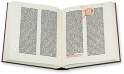 Mazarin Bibel – Bibliotheca Rara – Inc. 1 – Bibliothèque Mazarine (Paris, Frankreich)