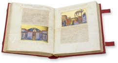 Menologion - Heiligenbuch von Kasier Basileios II. – Testimonio Compañía Editorial – Vat. Gr. 1613 – Biblioteca Apostolica Vaticana (Vatikanstadt, Vatikanstadt)