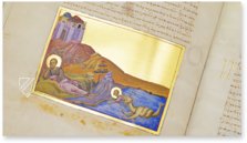 Menologion - Heiligenbuch von Kasier Basileios II. – Testimonio Compañía Editorial – Vat. Gr. 1613 – Biblioteca Apostolica Vaticana (Vatikanstadt, Vatikanstadt)