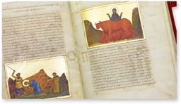 Menologion - Heiligenbuch von Kasier Basileios II. – Testimonio Compañía Editorial – Vat. Gr. 1613 – Biblioteca Apostolica Vaticana (Vatikanstadt, Vatikanstadt)