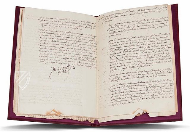 Philip II Will and Codicil – Biblioteca del Palacio Real (Madrid, Spanien) Faksimile