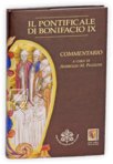 Pontifikale Papst Bonifazius IX. – ms. vat. lat. 3747 – Biblioteca Apostolica Vaticana (Vaticanstadt, Vaticanstadt) Faksimile