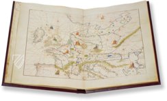 Portolan-Atlas des Battista Agnese - Codex Petersburg – Akademische Druck- u. Verlagsanstalt (ADEVA) – Russische Nationalbibliothek (St. Petersburg, Russland)