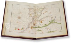 Portolan-Atlas des Battista Agnese - Codex Petersburg – Akademische Druck- u. Verlagsanstalt (ADEVA) – Russische Nationalbibliothek (St. Petersburg, Russland)