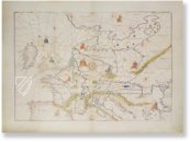 Portolan-Atlas des Battista Agnese - Codex Petersburg – Akademische Druck- u. Verlagsanstalt (ADEVA) – Russische Nationalbibliothek (St. Petersburg, Russland)