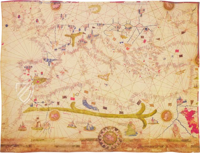 Portolan-Karte C.G.A.5.d – Il Bulino, edizioni d'arte – C.G.A.5.d – Biblioteca Estense Universitaria (Modena, Italien)