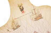 Portolankarte des Mittelmeers von Mateo Prunes – PM-1 – Museo Naval (Madrid, Spanien) Faksimile