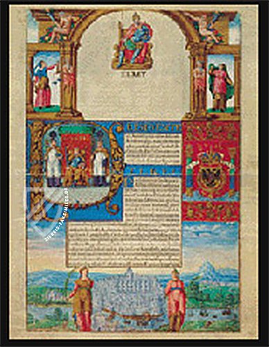 Privilegien Kaiser Karls V. – I-5-99 – Archivo Municipal (Sevilla, Spanien) Faksimile