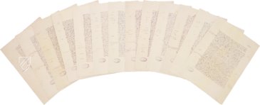 Prozess gegen die Templer – Scrinium – ASV A.A. Arm. 208, 209, 210 and 217 – Archivum Secretum Vaticanum (Vatikanstadt, Vatikanstadt)