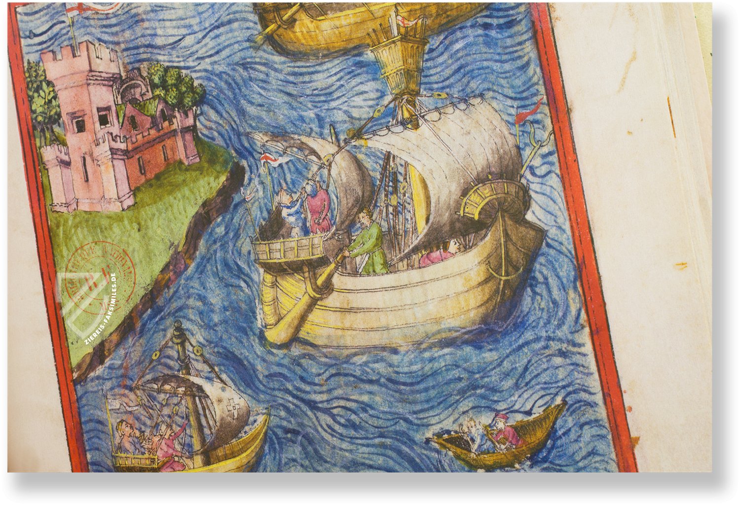 Salzwasser (aqua salsa) im Tacuinum Sanitatis - Codex Paris