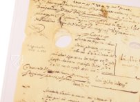 Sammlung handschriftlicher Werke von Miguel de Cervantes – Circulo Cientifico – Archivo General de Simancas (Simancas, Spanien)
