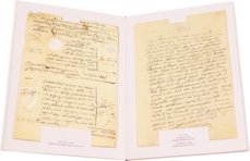 Sammlung handschriftlicher Werke von Miguel de Cervantes – Circulo Cientifico –  – Verschiedene Eigentümer