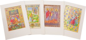 Schätze der Buchmalerei - Geheimnisvolle Begegnungen – Belser Verlag – Vat. lat. 3770|Pal. gr. 381B|Barb. lat. 610|Urb. lat. 93 – Biblioteca Apostolica Vaticana (Vatikanstadt, Vatikanstadt)