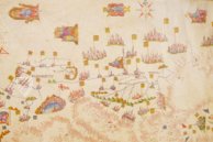 Seekarte des Mittelmeers von Giacomo Maggiolo – Istituto Poligrafico e Zecca dello Stato – Biblioteca Nazionale Centrale di Roma (Rom, Italien) Seekarte des Mittelmeers von Giacomo Maggiolo – Istituto Poligrafico e Zecca dello Stato – Biblioteca Nazionale Centrale di Roma (Rom, Italien)