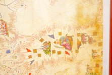 Seekarte des Mittelmeers von Giacomo Maggiolo – Istituto Poligrafico e Zecca dello Stato – Biblioteca Nazionale Centrale di Roma (Rom, Italien) Seekarte des Mittelmeers von Giacomo Maggiolo – Istituto Poligrafico e Zecca dello Stato – Biblioteca Nazionale Centrale di Roma (Rom, Italien)