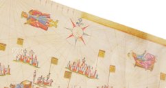 Seekarte des Mittelmeers von Giacomo Maggiolo – Istituto Poligrafico e Zecca dello Stato – Biblioteca Nazionale Centrale (Rom, Italien)