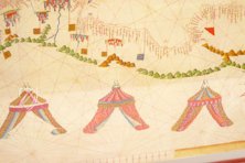 Seekarte des Mittelmeers von Giacomo Maggiolo – Istituto Poligrafico e Zecca dello Stato – Biblioteca Nazionale Centrale (Rom, Italien)