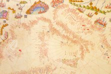 Seekarte des Mittelmeers von Giacomo Maggiolo – Istituto Poligrafico e Zecca dello Stato – Biblioteca Nazionale Centrale (Rom, Italien)