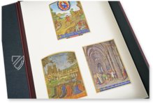 Stundenbuch des Étienne Chevalier – Müller & Schindler – Bibliothèque et archives du château (Chantilly, France)
Bibliothèque nationale de France (Paris, Frankreich)
Musée du Louvre (Paris, Frankreich)
Musée Marmottan Monet (Paris, Frankreich)
