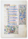 Stundenbuch von Rouen – Illuminated 42 – Biblioteca Nacional de Portugal (Lissabon, Portugal) Faksimile