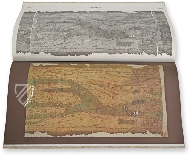 Tabula Peutingeriana – Akademische Druck- u. Verlagsanstalt (ADEVA) – Cod. Vindob. 324 – Österreichische Nationalbibliothek (Wien, Österreich)