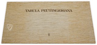 Tabula Peutingeriana – Cod. Vindob. 324 – Österreichische Nationalbibliothek (Wien, Österreich) Faksimile